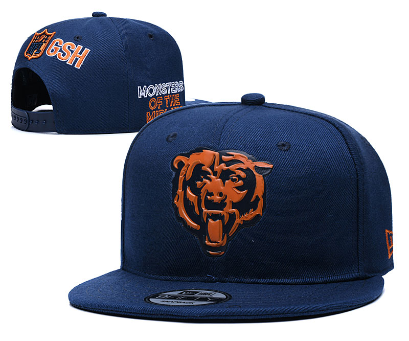 Chicago Bears Stitched Snapback Hats 006